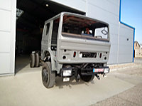 Sandstrahl- und Lackierarbeiten LKW